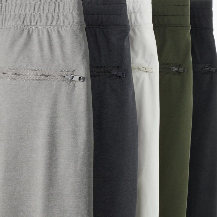 herr uniqlo ultra stretch dry ex joggingbyxor mörkgrå