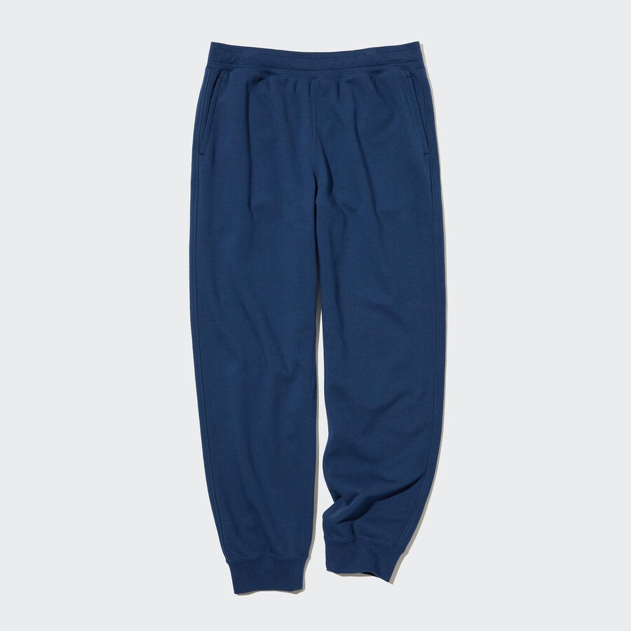 blå uniqlo joggers herrjoggers