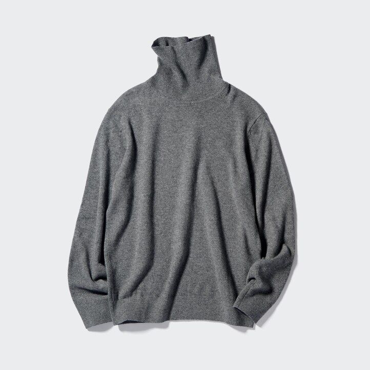 vinröda uniqlo 100 shmere herrtröjor