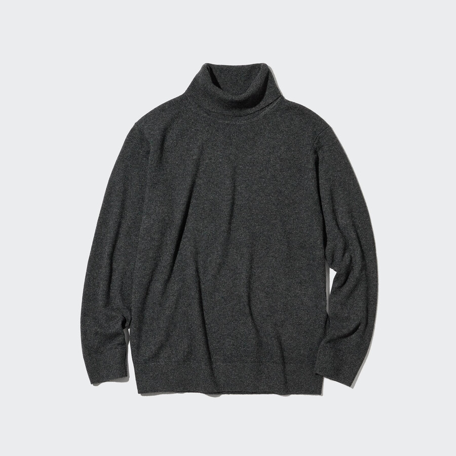 uniqlo 100pctshmere herrtröjor mörkgrå