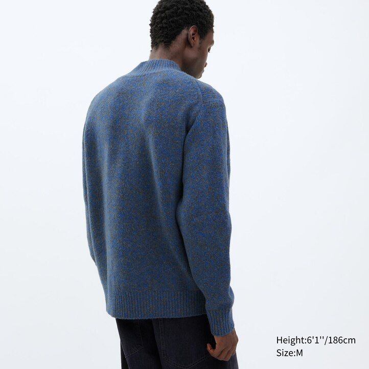 orange uniqlo soufflégarn herrtröjor med hårringning