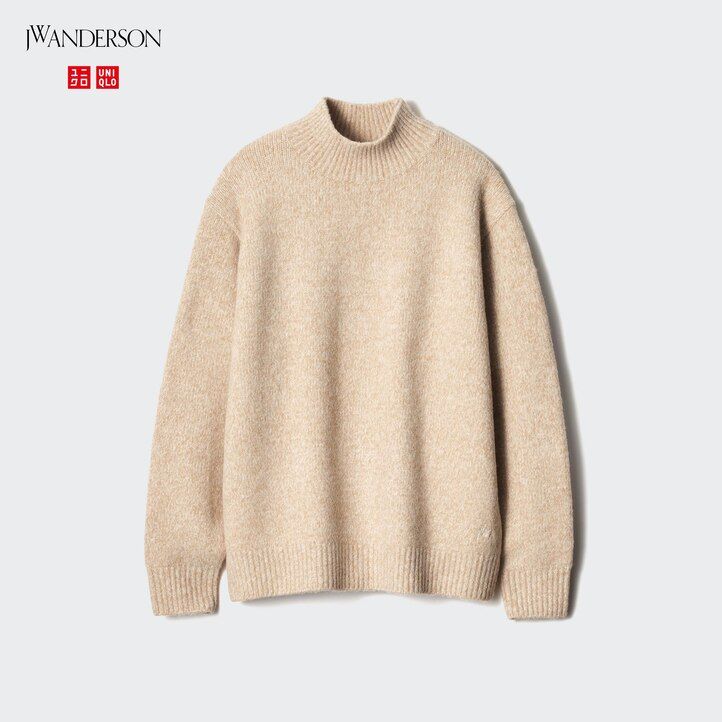 orange uniqlo soufflégarn herrtröjor med hårringning