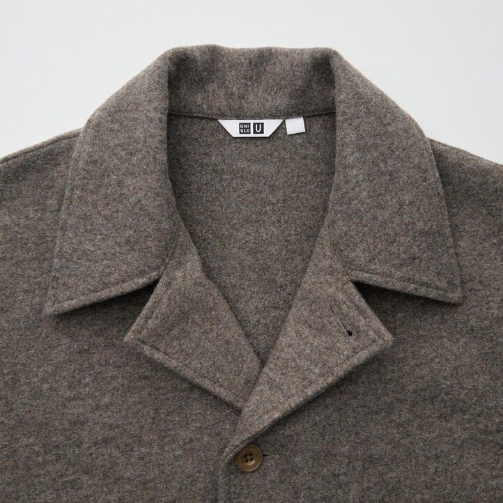 uniqlo fleece jersey herrövertröja grå