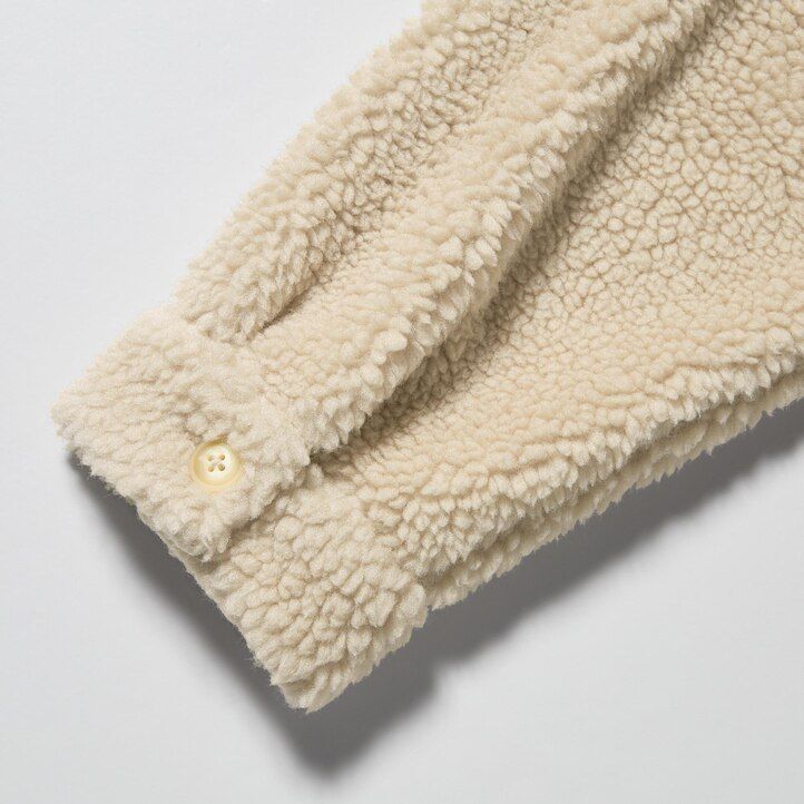 uniqlo vindtät ytterfleece herrövertröja brun