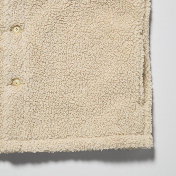 uniqlo vindtät ytterfleece herrövertröja brun