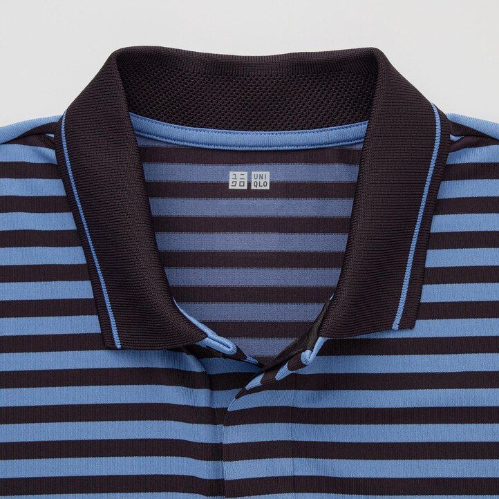 uniqlo dry ex adam scott herr pikétröja blå