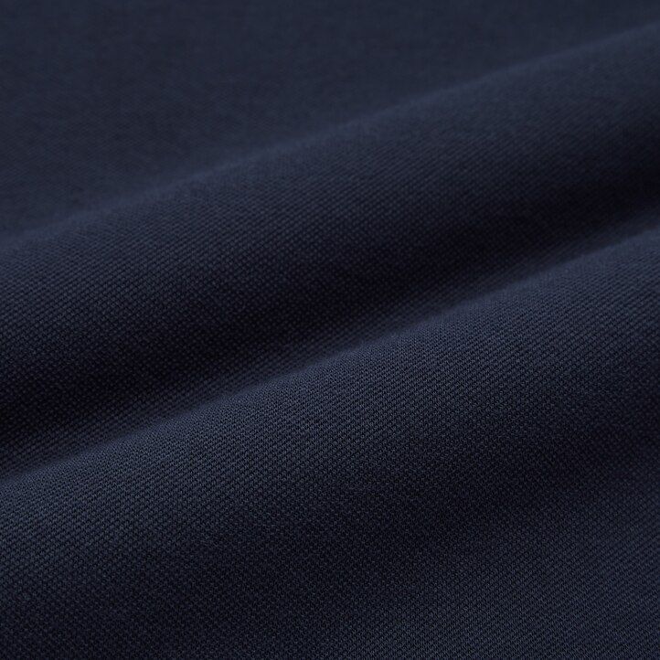 uniqlo airism pique 2021 säsong pikétröja för män marinblå