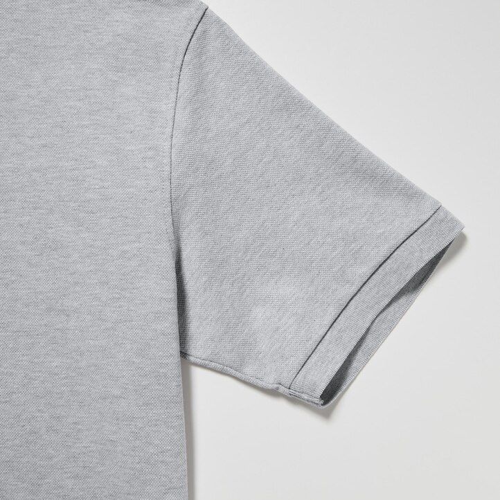 uniqlo dry pique herr pikétröja vit