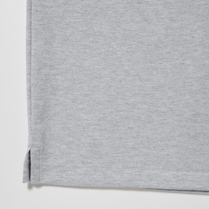 uniqlo dry pique herr pikétröja vit
