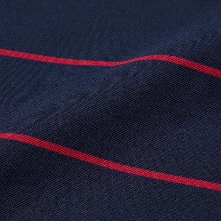 uniqlo dry pique randig pikétröja vit herr