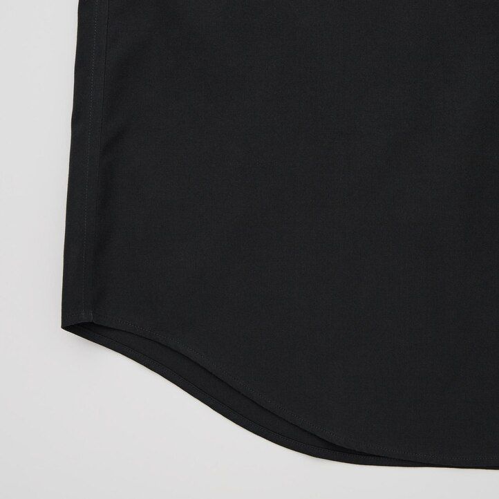 herr uniqlo super non iron slim fit t-shirt med vanlig krage vit