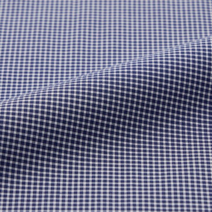 herrskjortor uniqlo easyre stretch slim fit rutiga halv cutaway krage marinblå