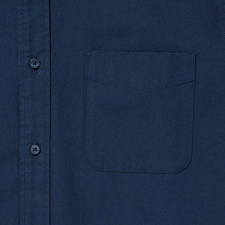 uniqlo regular fit oxford regular collar herrskjortor vita