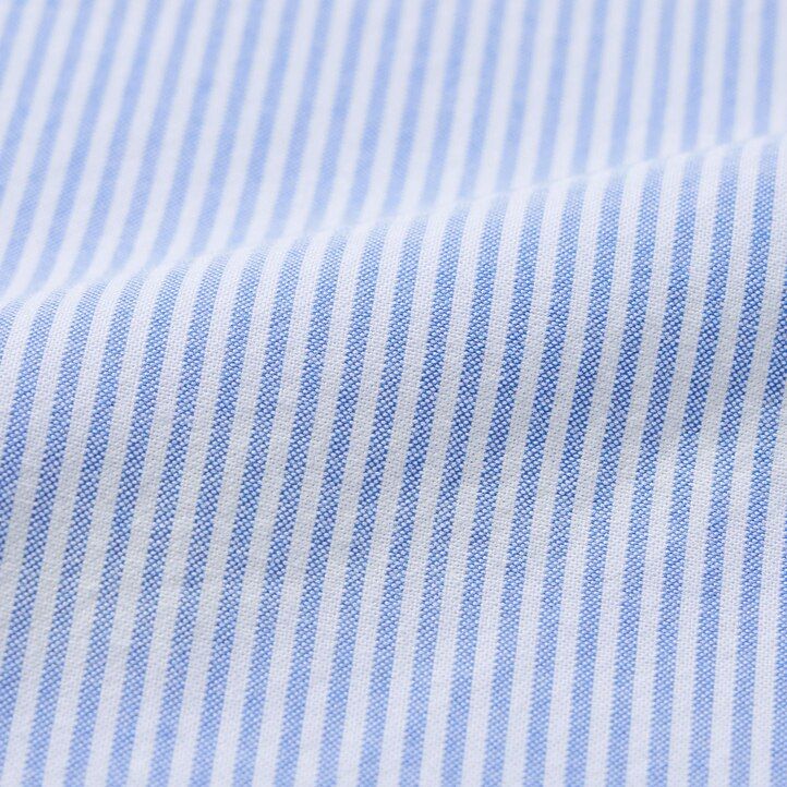 grå uniqlo randiga oxford-skjortor för herr i regular fit