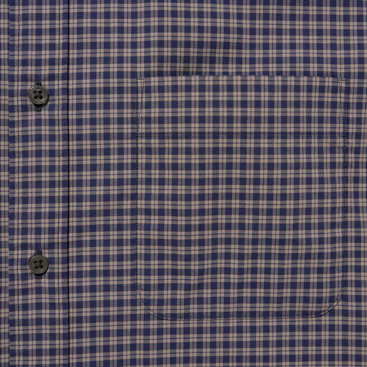 bruna uniqlo extra fine cotton broadcloth herrskjortor med regular fit och button down-krage
