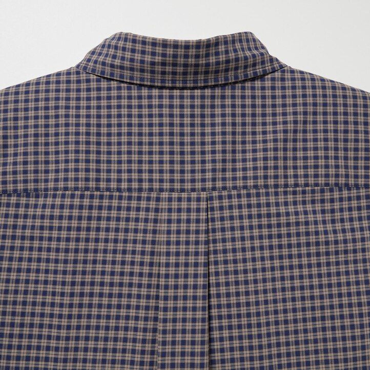 bruna uniqlo extra fine cotton broadcloth herrskjortor med regular fit och button down-krage