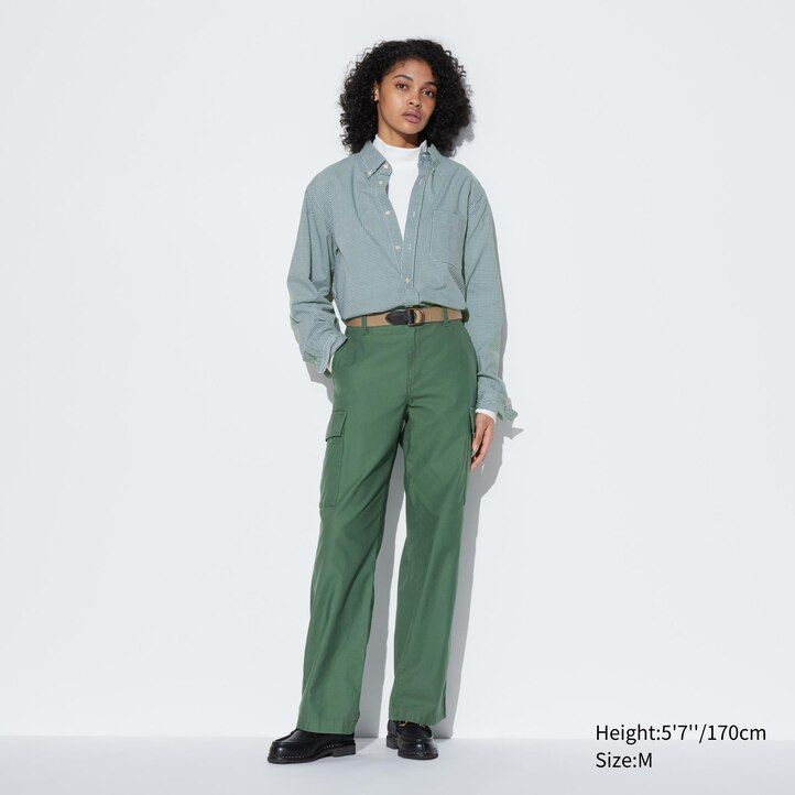 bruna uniqlo extra fine cotton broadcloth herrskjortor med regular fit och button down-krage