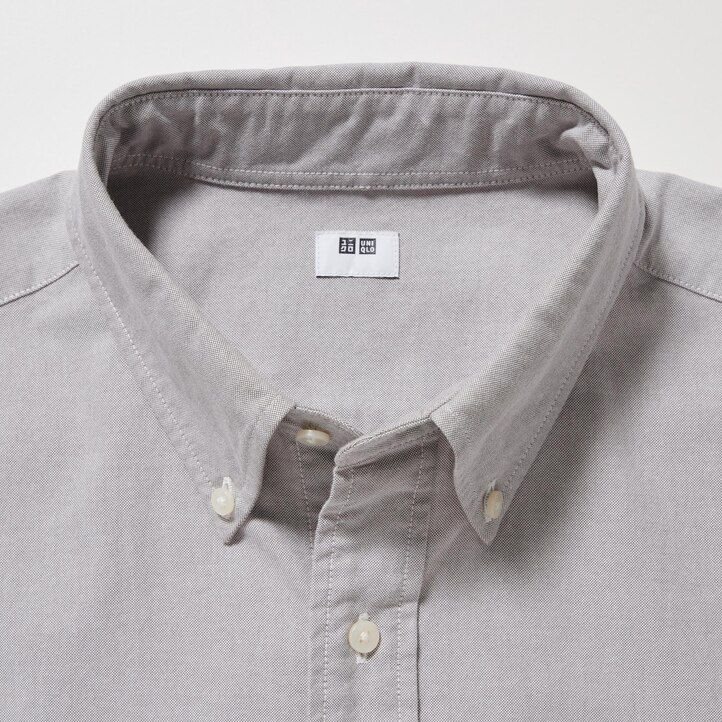 vita herrskjortor uniqlo med regular fit i oxford-modell