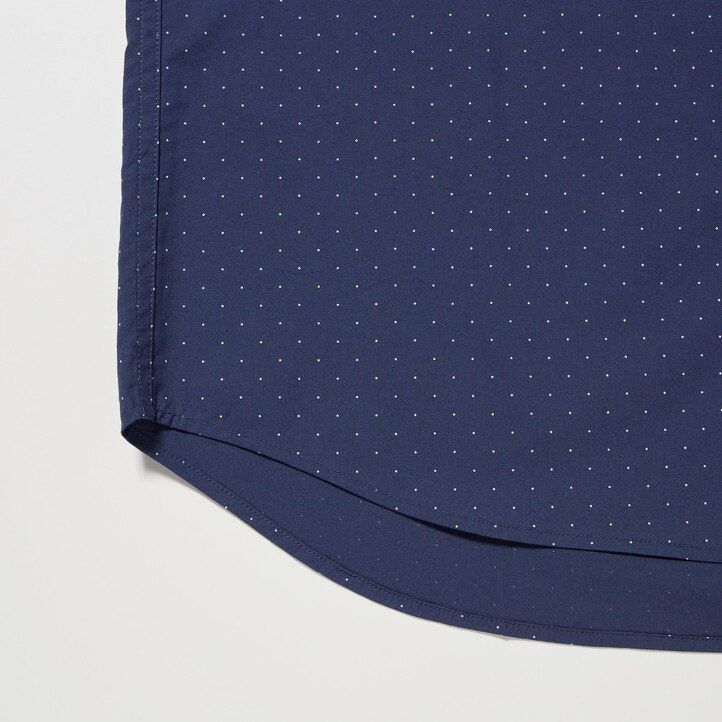 vita herrskjortor med tryck extra fin bomull bred tyg normal passform extra fin krage uniqlo