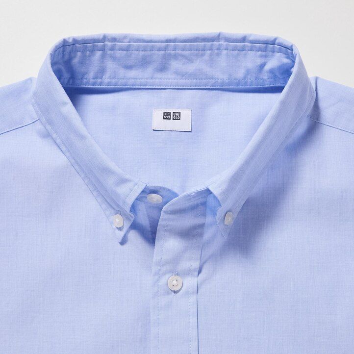 vita uniqlo extra fine cotton broadcloth herrskjortor