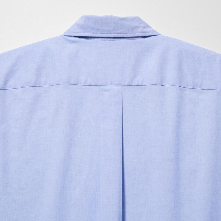 vita uniqlo extra fine cotton broadcloth herrskjortor