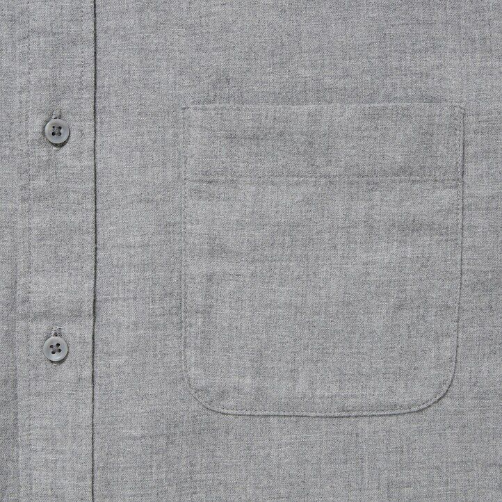 uniqlo flannel regular fit t-shirt herrskjortor olivgrön