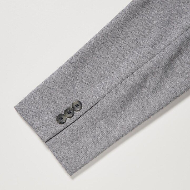 herr uniqlo komfortdräkter marinblå