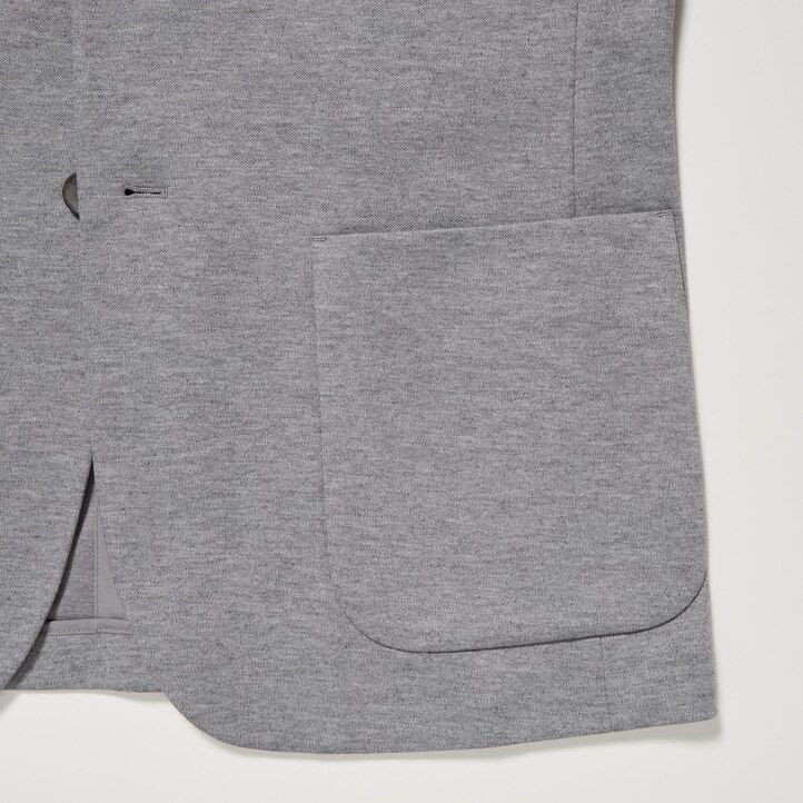 herr uniqlo komfortdräkter marinblå