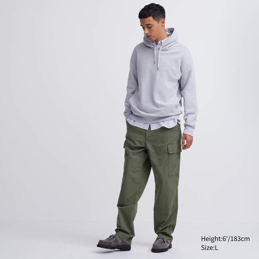 uniqlo utilityrgo herrbyxor olivgrön