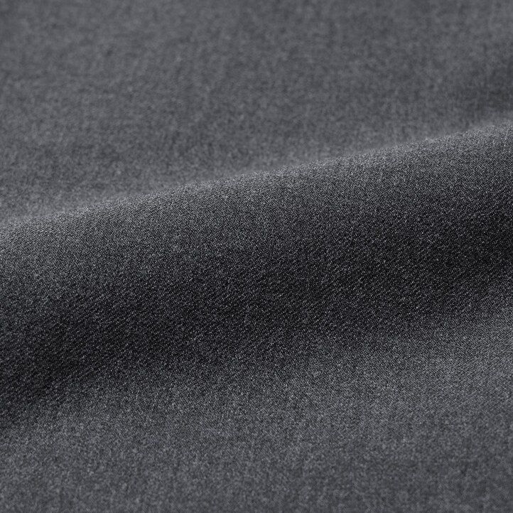 grå uniqlo smarta ullliknande ankellånga herrbyxor