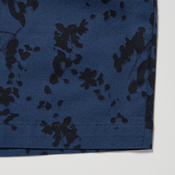 herr uniqlo dry stretch leaf print easys byxor gröna