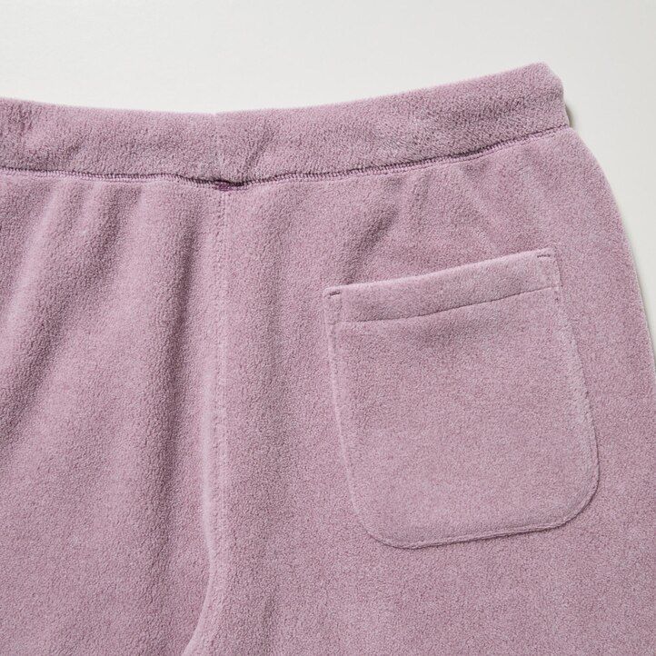 vita uniqlo texturerade jerseybyxor för män