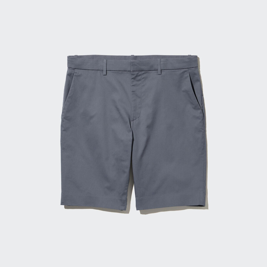 uniqlo stretch slim fit herrbyxor grå