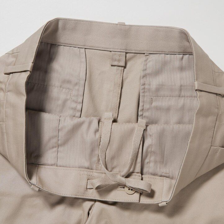 uniqlo stretch slim fit herrbyxor grå