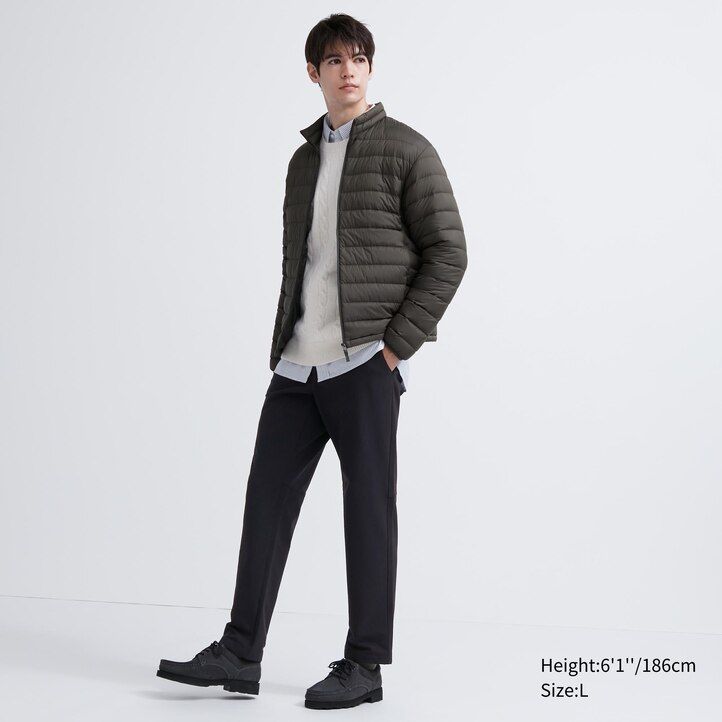 herr uniqlo heattech easy byxor svarta