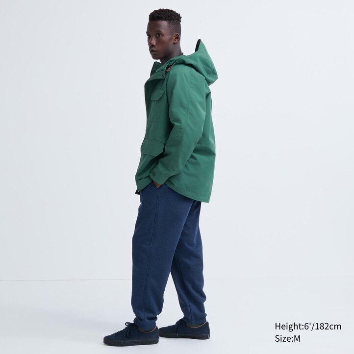 herrbyxor uniqlo heattech med foder i grått