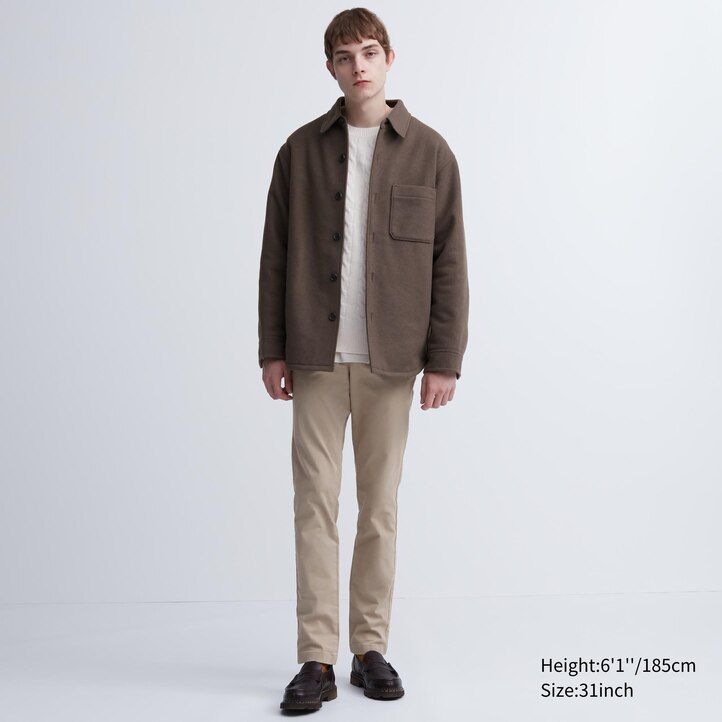 svarta uniqlo slim fit chino herrbyxor