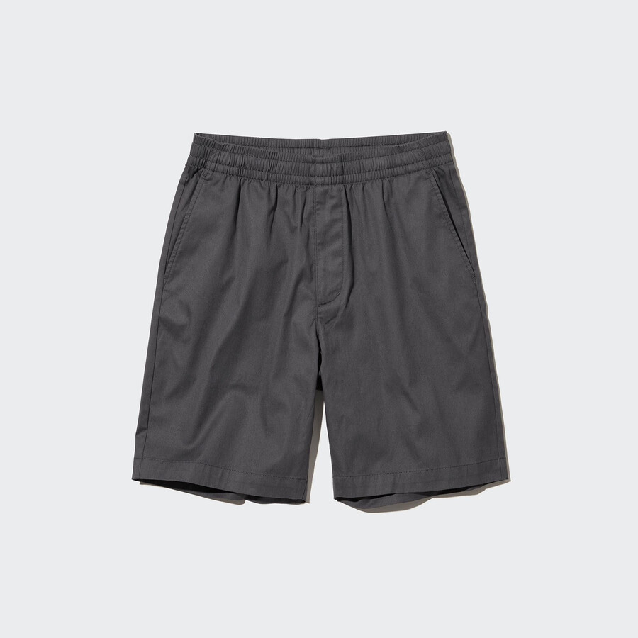 mörkgrå uniqlo dry stretch easys herrbyxor