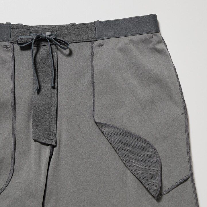 herr uniqlo smart ultra stretch ankellånga byxor grå