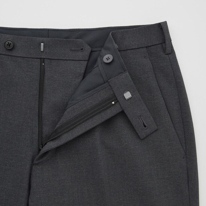 herr uniqlo airsense ultralätta ullbyxor marinblå