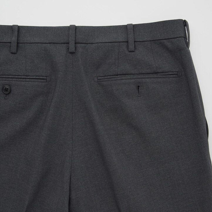herr uniqlo airsense ultralätta ullbyxor marinblå