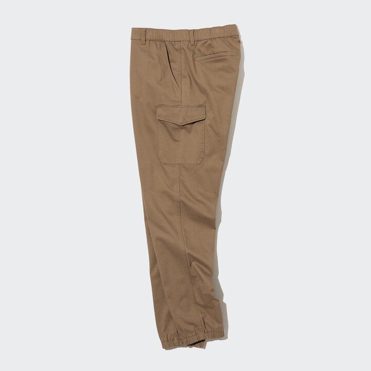 olivgröna uniqlorgo joggingbyxor för män