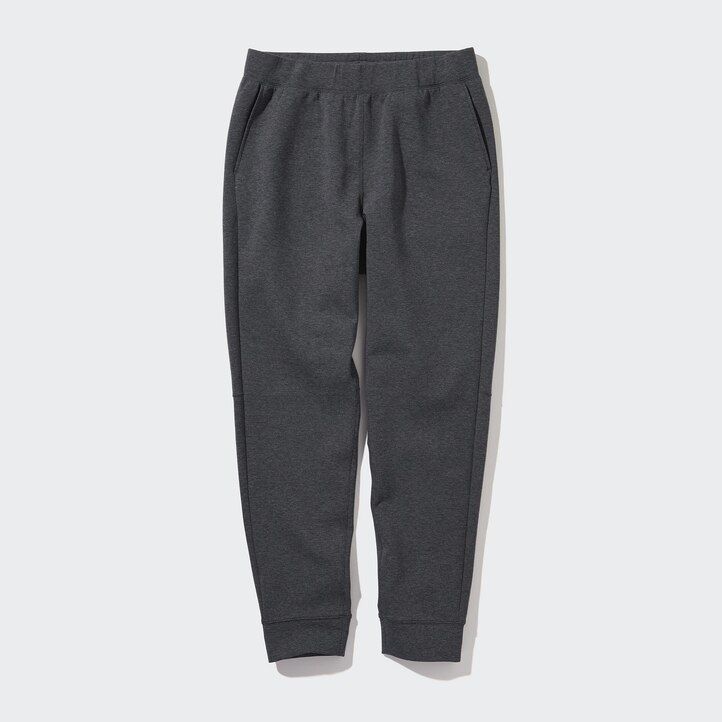 herr uniqlo dry stretchbyxor ljusgrå