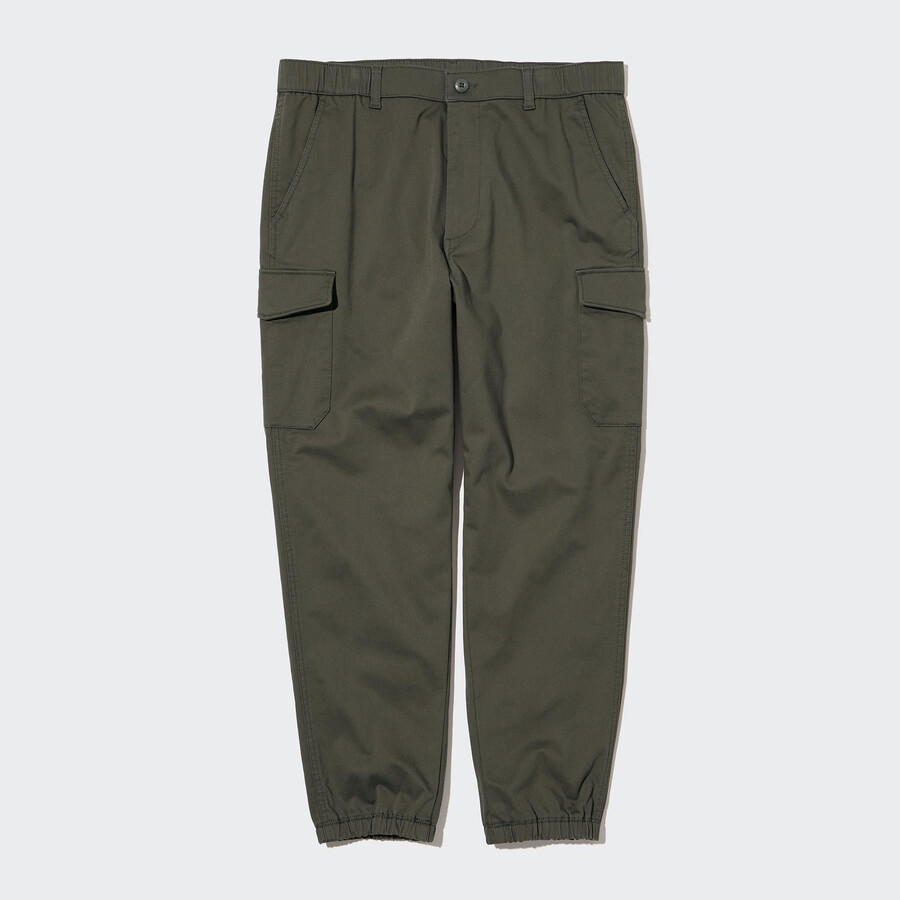 herr uniqlorgo joggingbyxor olivgröna