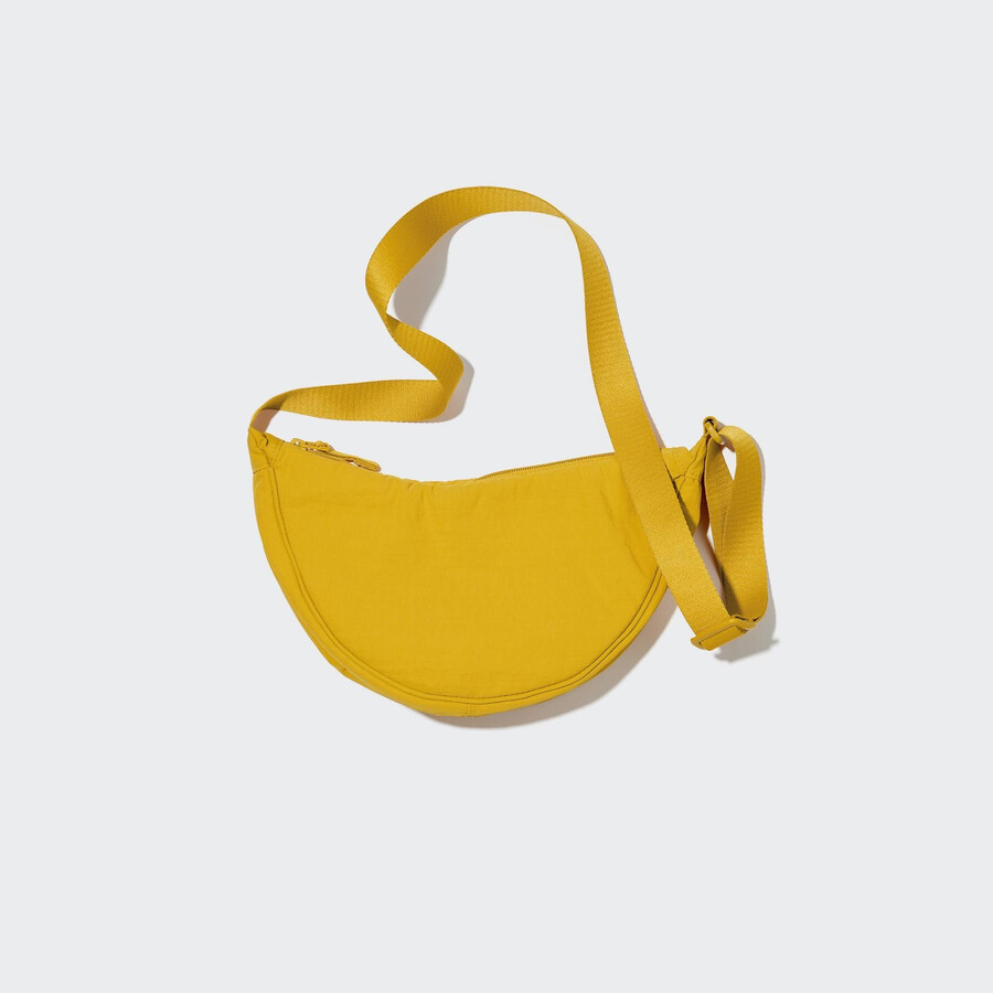 uniqlo round mini shoulder bag damväskor gul