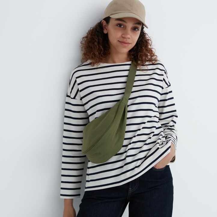 uniqlo round mini shoulder bag damväskor gul