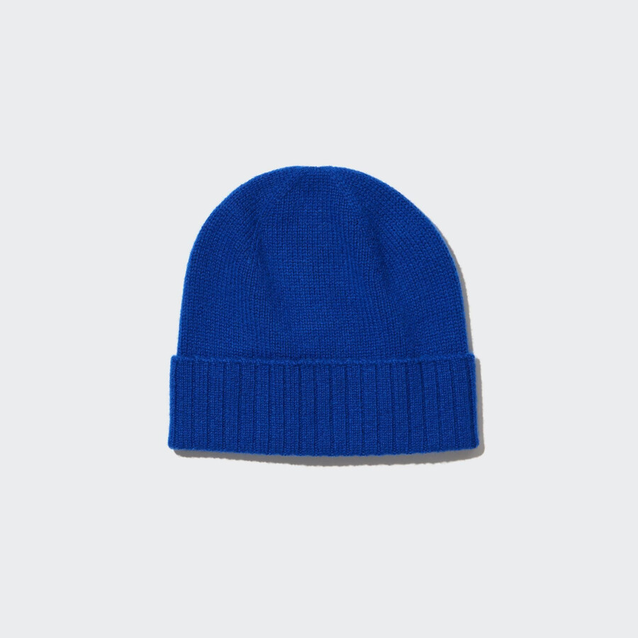 blå uniqlo 100 stickade damväskor