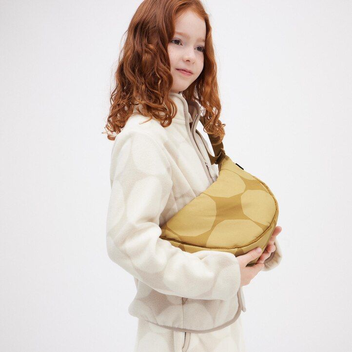 uniqlo round mini shoulder bag damväskor beige