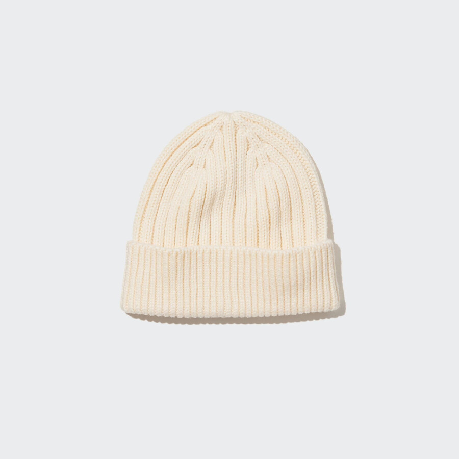 uniqlo heattech ribbed damväskor vita