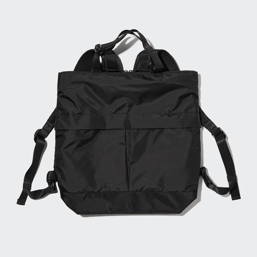 svarta uniqlo two way utility bag för kvinnor